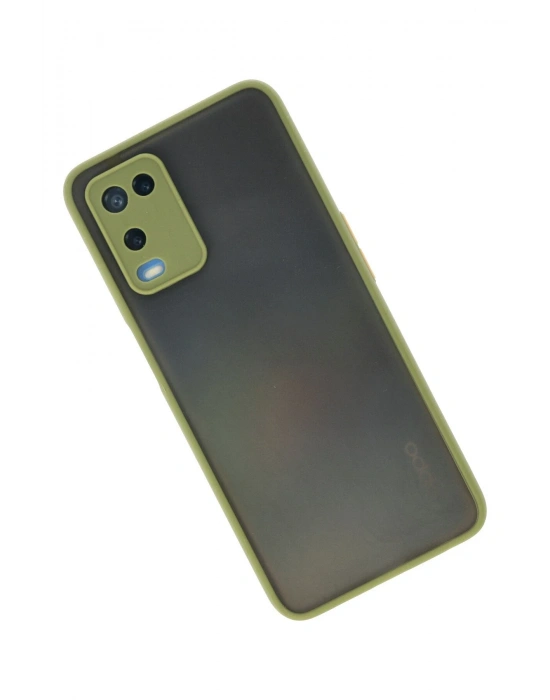 Newface Oppo A54 4G Kılıf Montreal Silikon Kapak - Açık Yeşil