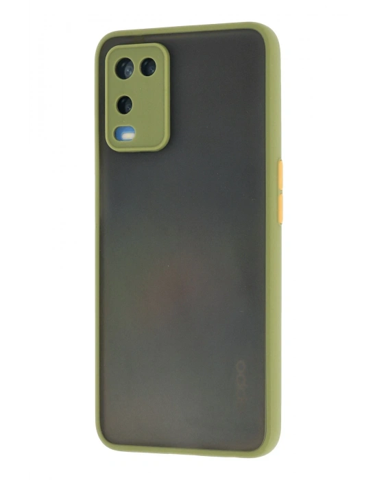 Newface Oppo A54 4G Kılıf Montreal Silikon Kapak - Açık Yeşil