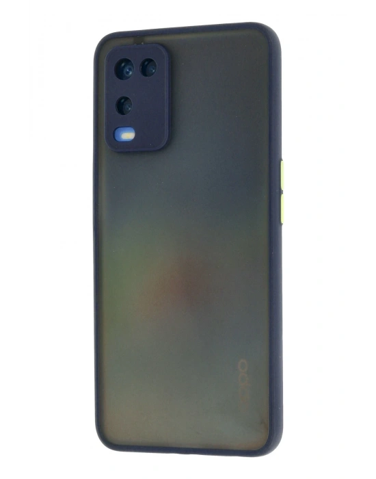 Newface Oppo A54 4G Kılıf Montreal Silikon Kapak - Lacivert