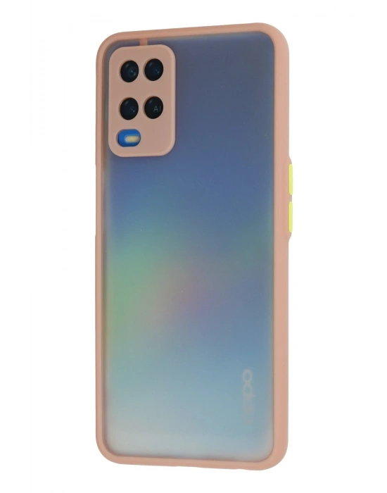 Newface Oppo A54 4G Kılıf Montreal Silikon Kapak - Pembe