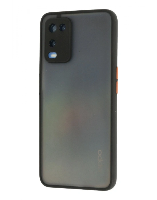 Newface Oppo A54 4G Kılıf Montreal Silikon Kapak - Siyah