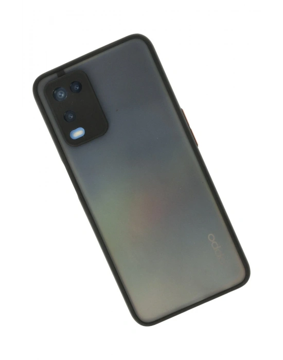 Newface Oppo A54 4G Kılıf Montreal Silikon Kapak - Siyah