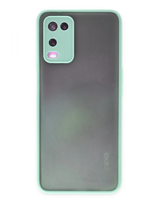 Newface Oppo A54 4G Kılıf Montreal Silikon Kapak - Turkuaz