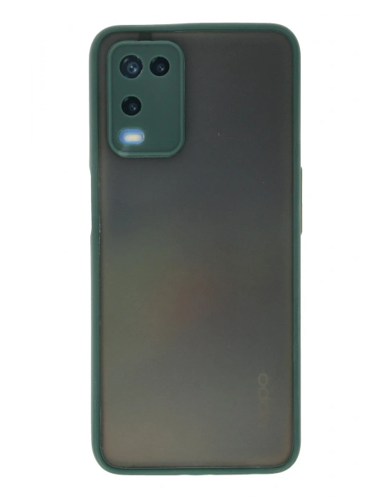 Newface Oppo A54 4G Kılıf Montreal Silikon Kapak - Yeşil