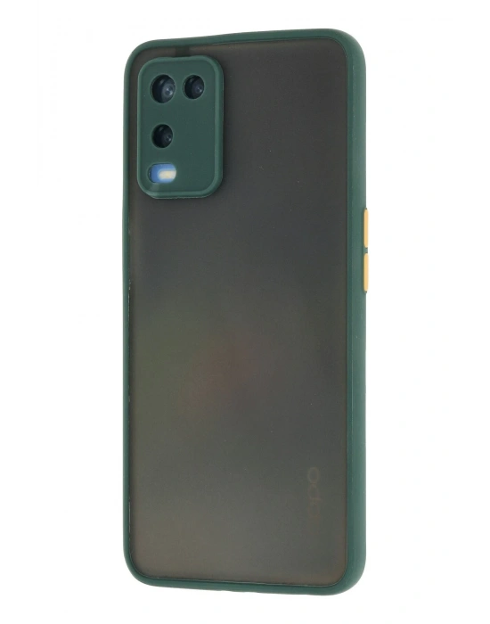 Newface Oppo A54 4G Kılıf Montreal Silikon Kapak - Yeşil