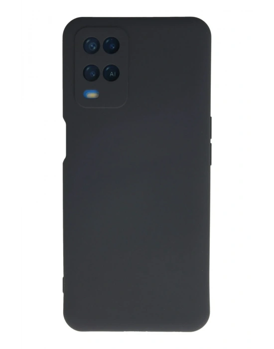 Newface Oppo A54 4G Kılıf Nano içi Kadife Silikon - Lacivert