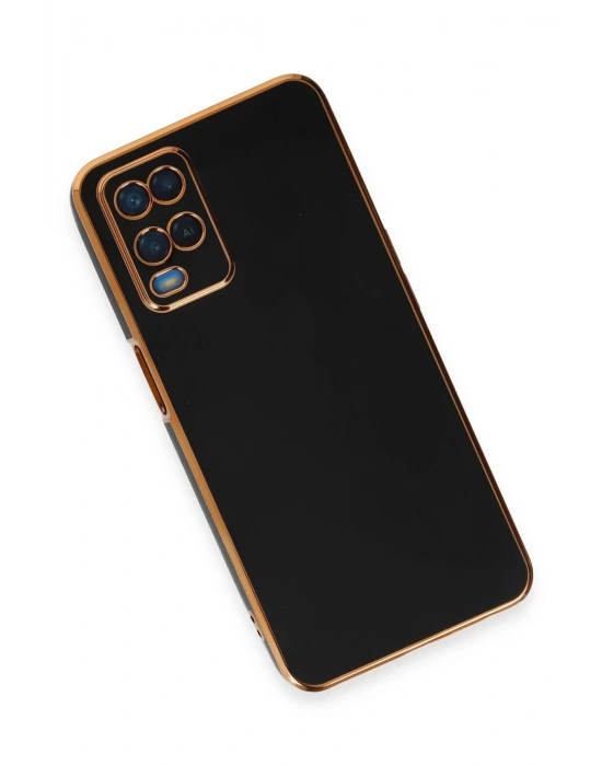 Newface Oppo A54 4G Kılıf Volet Silikon - Siyah