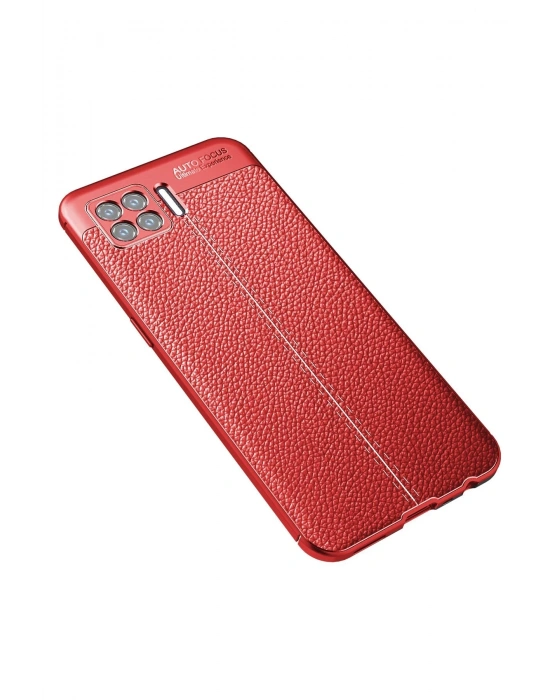 Newface Oppo A73 Kılıf Auto Focus Kapak - Kırmızı