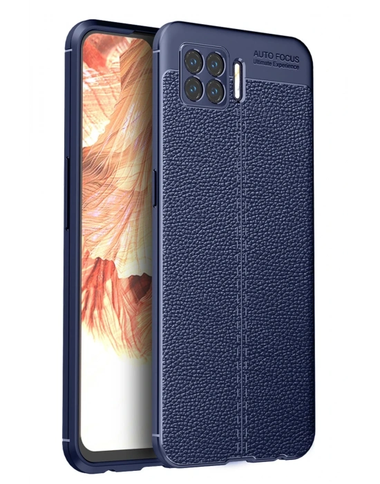 Newface Oppo A73 Kılıf Auto Focus Kapak - Lacivert