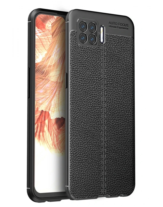 Newface Oppo A73 Kılıf Auto Focus Kapak - Siyah