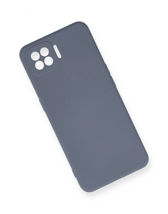 Newface Oppo A73 Kılıf Nano içi Kadife Silikon - Gri