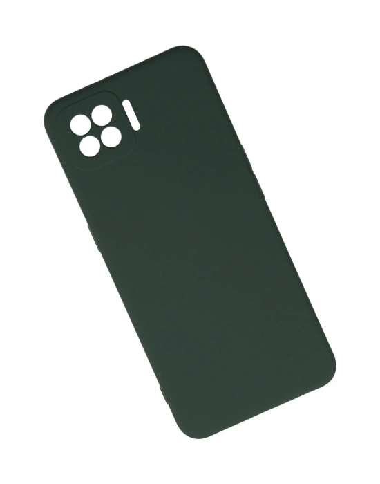 Newface Oppo A73 Kılıf Nano içi Kadife Silikon - Koyu Yeşil