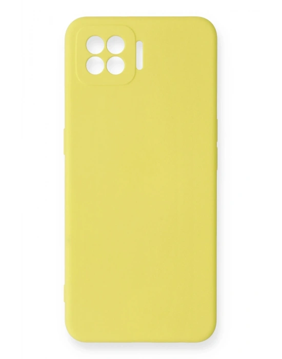 Newface Oppo A73 Kılıf Nano içi Kadife Silikon - Sarı