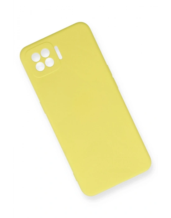 Newface Oppo A73 Kılıf Nano içi Kadife Silikon - Sarı