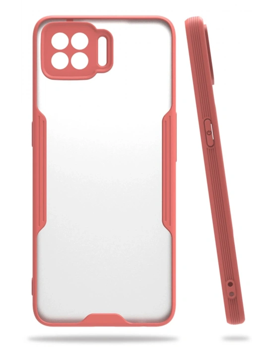 Newface Oppo A73 Kılıf Platin Silikon - Pembe