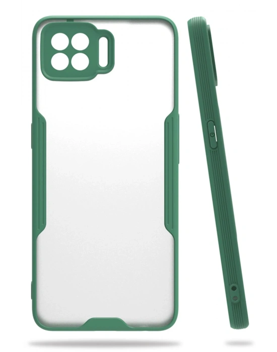 Newface Oppo A73 Kılıf Platin Silikon - Yeşil