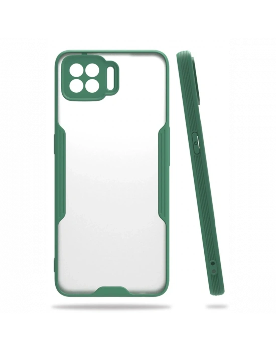 Newface Oppo A73 Kılıf Platin Silikon - Yeşil