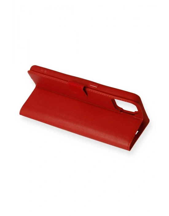 Newface Oppo A73 Kılıf Trend S Plus Kapaklı Kılıf - Kırmızı