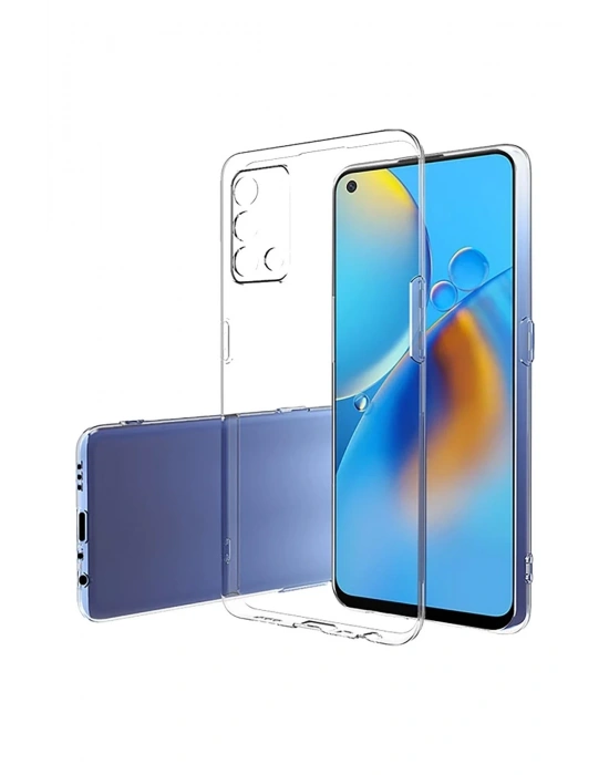 Newface Oppo A74 4G Kılıf Lüx Şeffaf Silikon