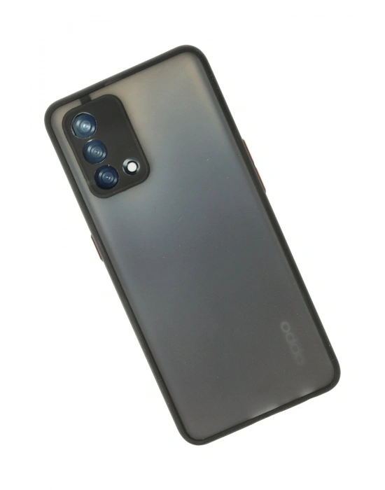 Newface Oppo A74 4G Kılıf Montreal Silikon Kapak - Siyah