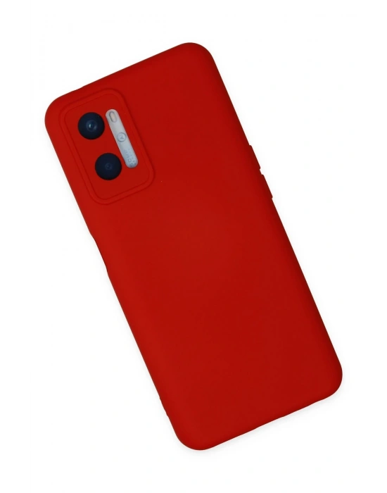 Newface Oppo A96 Kılıf Nano içi Kadife Silikon - Kırmızı