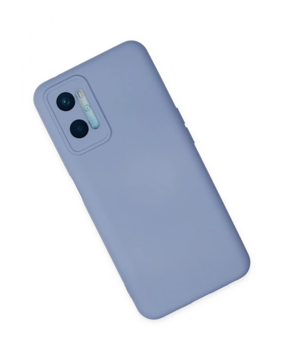 Newface Oppo A96 Kılıf Nano içi Kadife Silikon - Lila