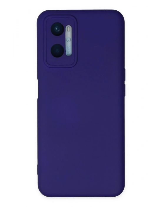 Newface Oppo A96 Kılıf Nano içi Kadife Silikon - Mor