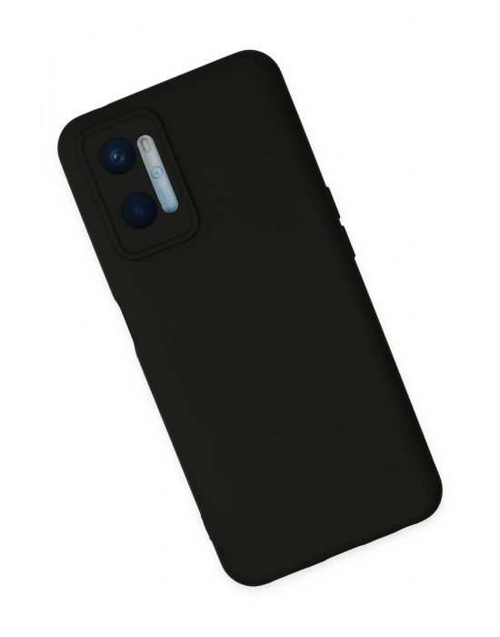 Newface Oppo A96 Kılıf Nano içi Kadife Silikon - Siyah