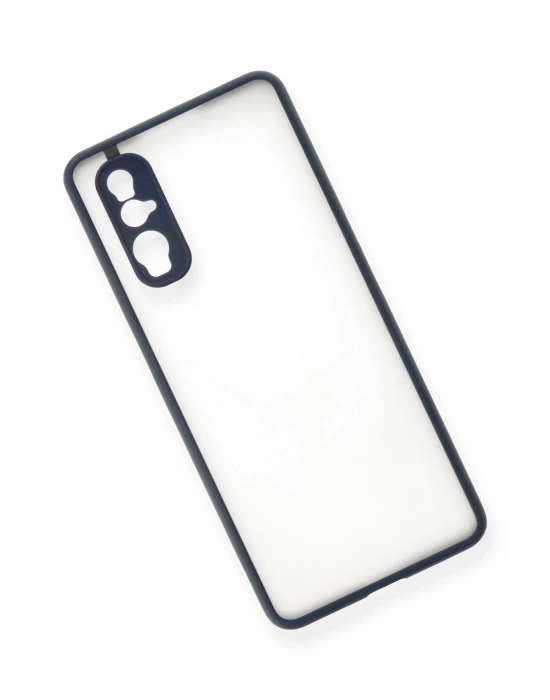 Newface Oppo Find X2 Kılıf Montreal Silikon Kapak - Lacivert