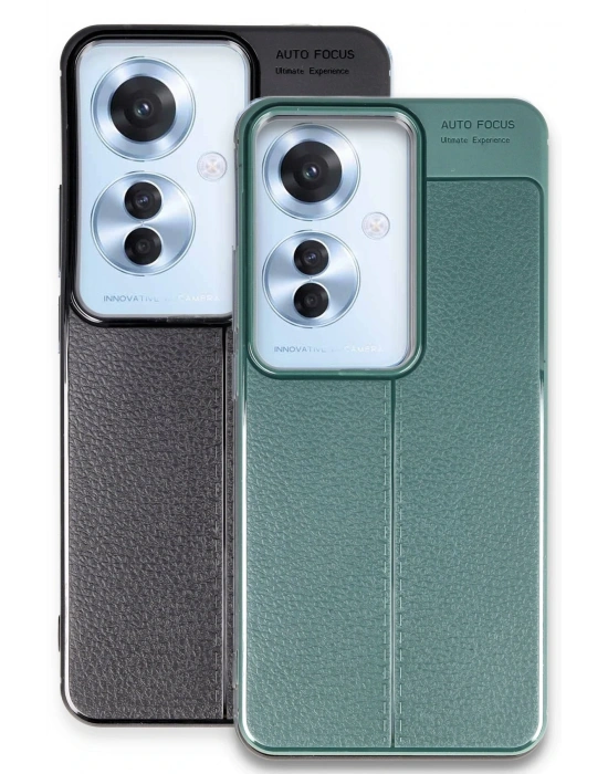 Newface Oppo Reno 11F Kılıf Auto Focus Kapak - Lacivert