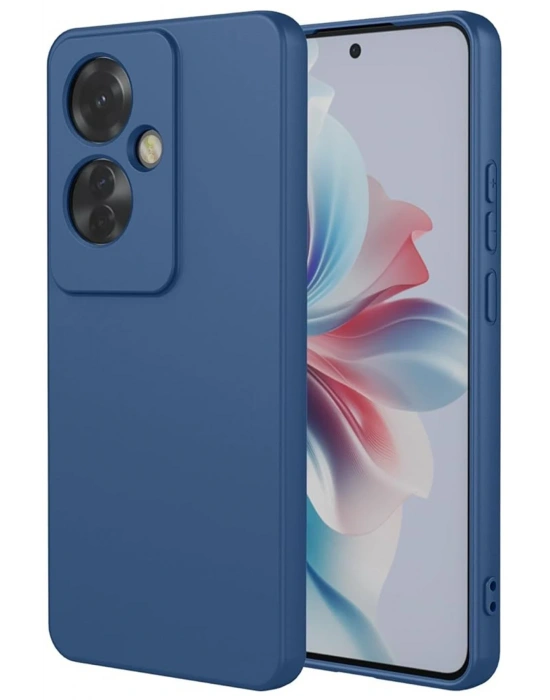 Newface Oppo Reno 11F Kılıf First Silikon - Lacivert