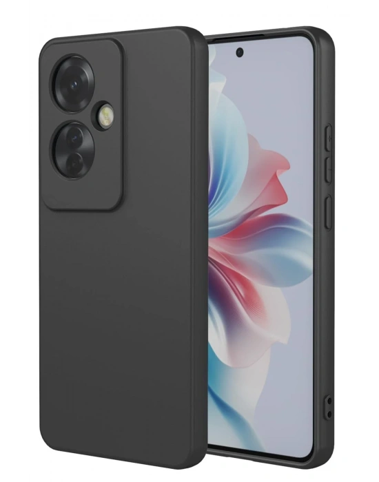 Newface Oppo Reno 11F Kılıf First Silikon - Siyah