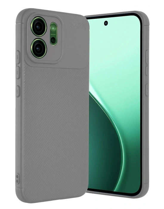 Newface Oppo Reno 14 Auto Focus Karbon Kapak - Gri