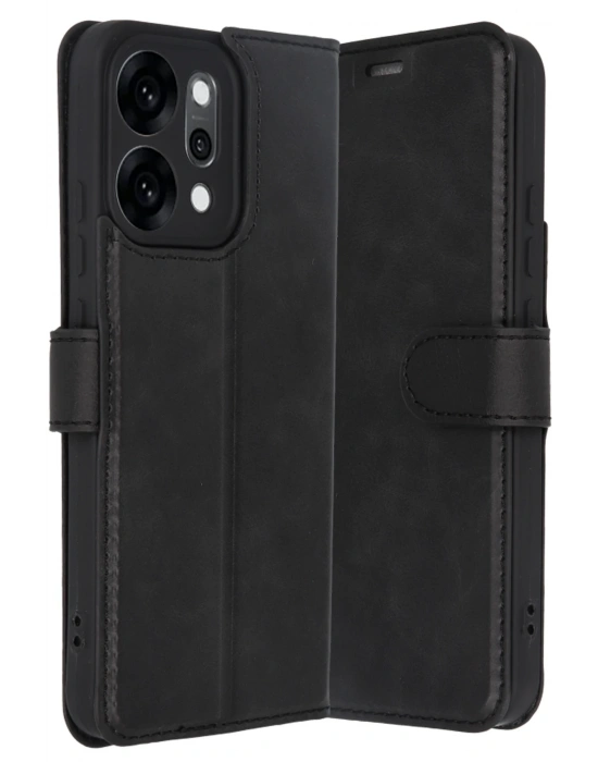 Newface Oppo Reno 14 Trend S Plus Kapaklı Kılıf - Siyah