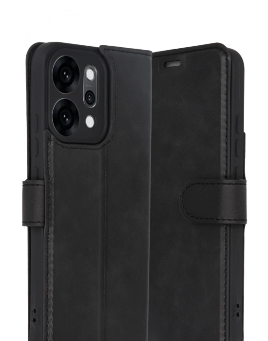 Newface Oppo Reno 14 Trend S Plus Kapaklı Kılıf - Siyah