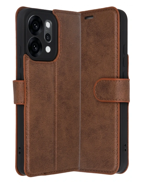 Newface Oppo Reno 14 Trend S Plus Kapaklı Kılıf - Taba