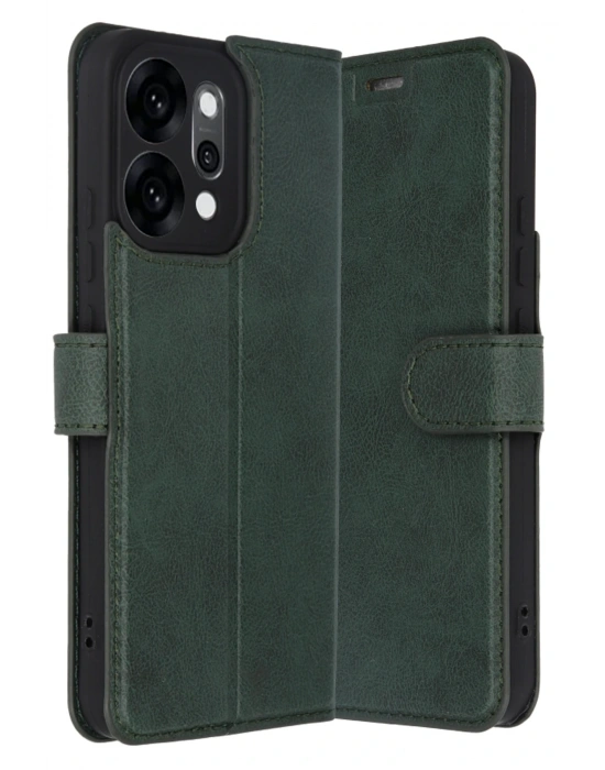 Newface Oppo Reno 14 Trend S Plus Kapaklı Kılıf - Yeşil