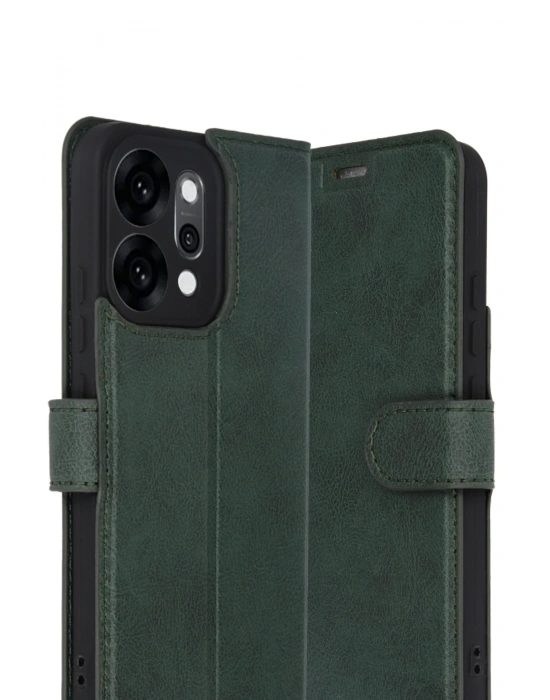 Newface Oppo Reno 14 Trend S Plus Kapaklı Kılıf - Yeşil