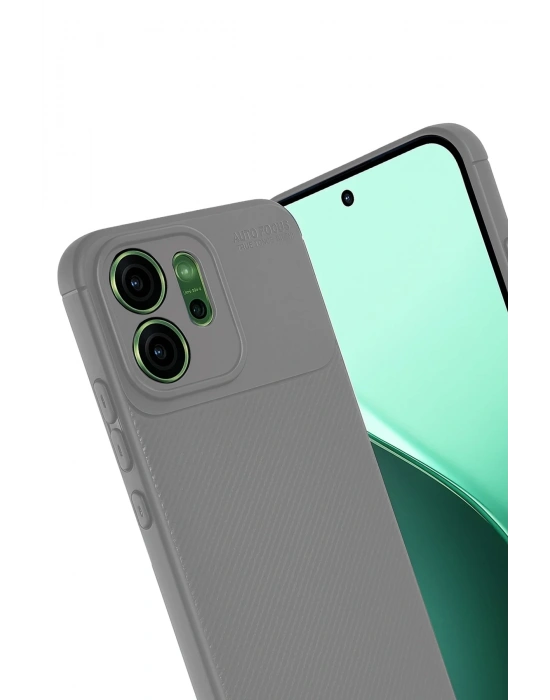 Newface Oppo Reno 14F Auto Focus Karbon Kapak - Gri