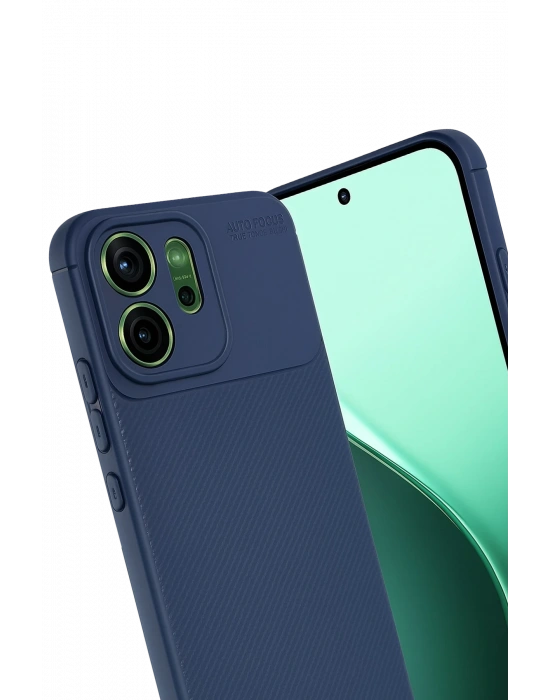 Newface Oppo Reno 14F Auto Focus Karbon Kapak - Lacivert