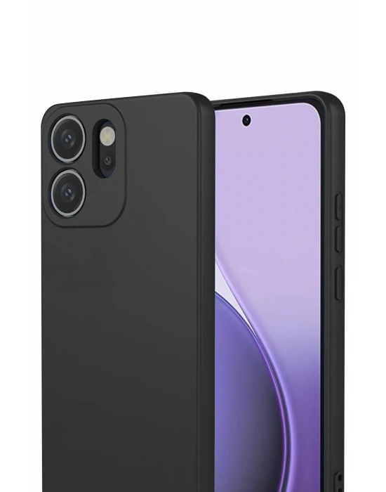 Newface Oppo Reno 14F First Silikon - Siyah