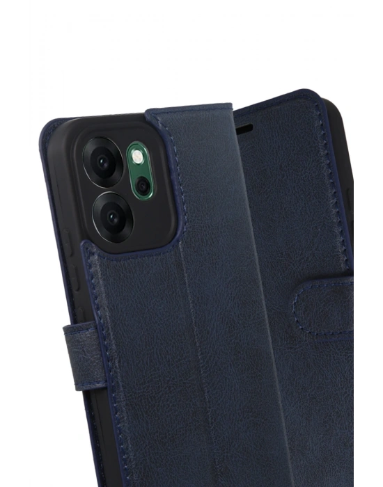 Newface Oppo Reno 14F Trend S Plus Kapaklı Kılıf - Lacivert