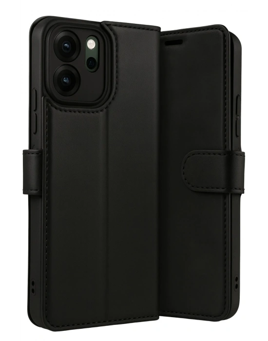 Newface Oppo Reno 14F Trend S Plus Kapaklı Kılıf - Siyah