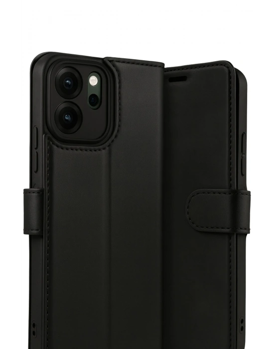 Newface Oppo Reno 14F Trend S Plus Kapaklı Kılıf - Siyah