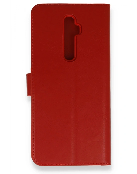 Newface Oppo Reno 2Z Kılıf Trend S Plus Kapaklı Kılıf - Kırmızı