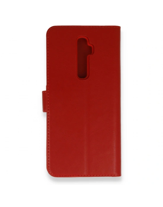 Newface Oppo Reno 2Z Kılıf Trend S Plus Kapaklı Kılıf - Kırmızı