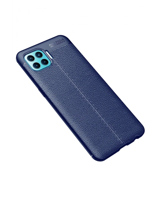 Newface Oppo Reno 4 Lite Kılıf Auto Focus Kapak - Lacivert