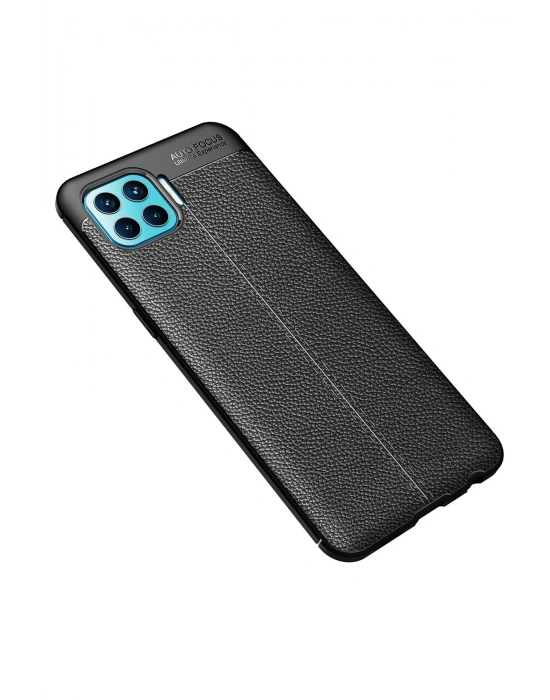 Newface Oppo Reno 4 Lite Kılıf Auto Focus Kapak - Siyah