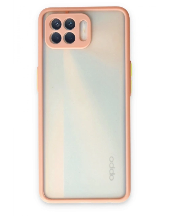 Newface Oppo Reno 4 Lite Kılıf Montreal Silikon Kapak - Pembe