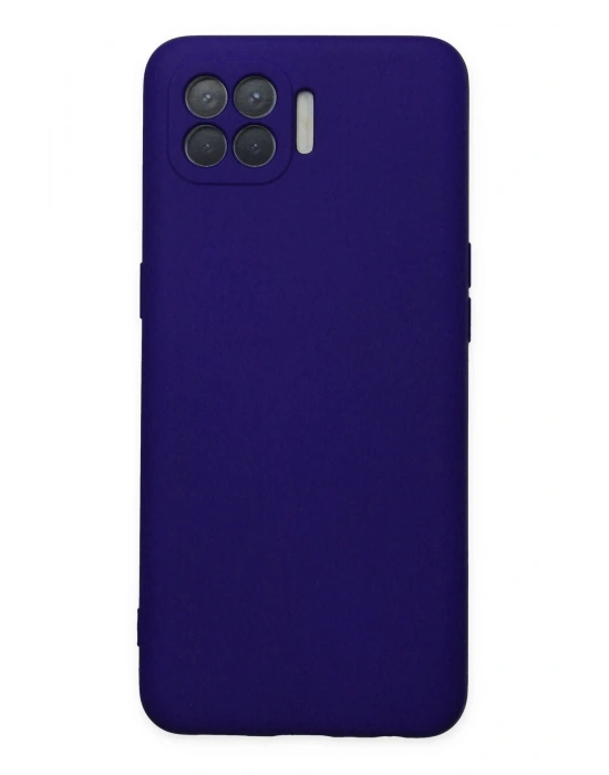 Newface Oppo Reno 4 Lite Kılıf Nano içi Kadife Silikon - Mor